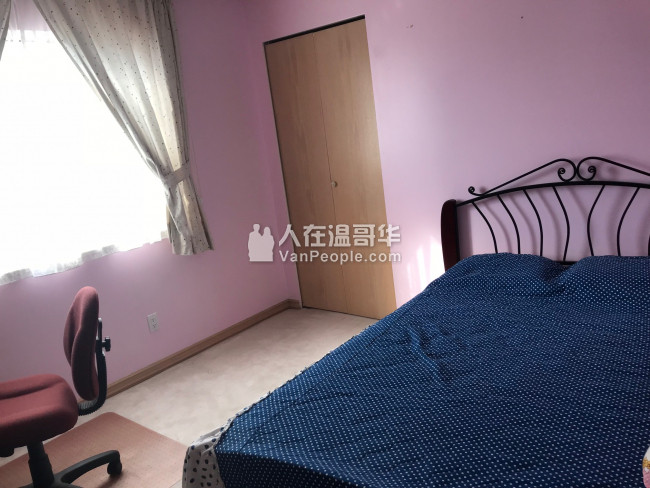 乾淨Oakridge/Langara独立屋单间,独立卫生间,水电网全包家具