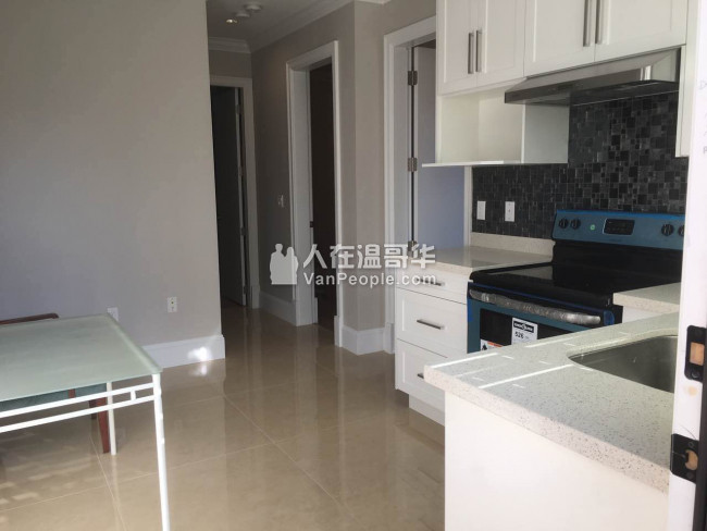 本拿比Metrotown 附近全新屋独立出入2房1厅出租,新房全新装修全新电器
