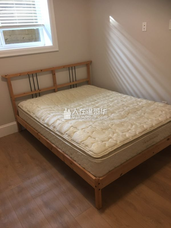 本拿比Metrotown 附近全新屋独立出入2房1厅出租,新房全新装修全新电器