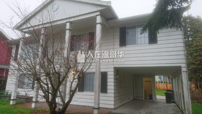 烈治文靜中帶旺3房獨立屋出租,可養寵物, 立刻入住。