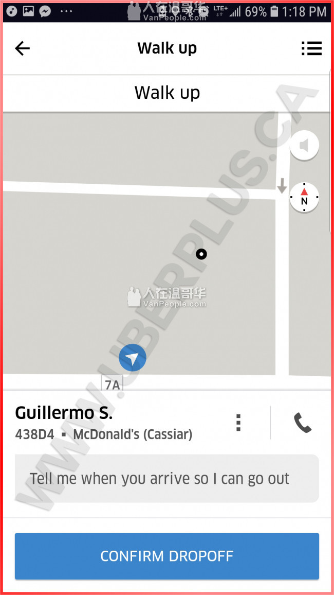 Delivery Driver Food Courier -UberEats- Self Employed