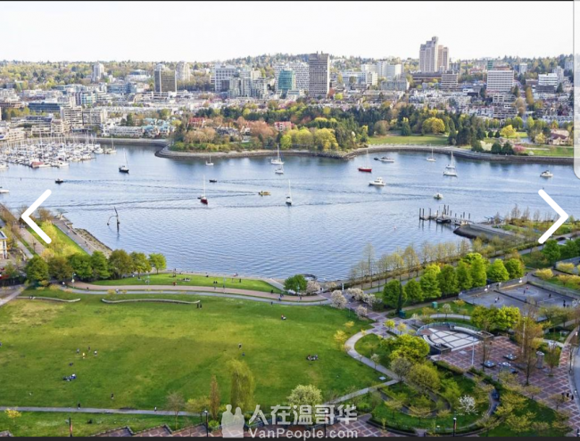 Downtown( Yaletown)一房一厅一书房海景Penhouse 出租