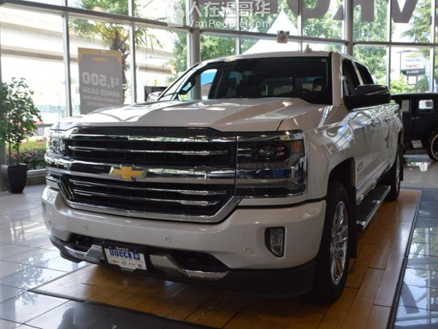 2017 CHEVROLET SILVERADO 1500 High Country 顶配,11000磅 拖力