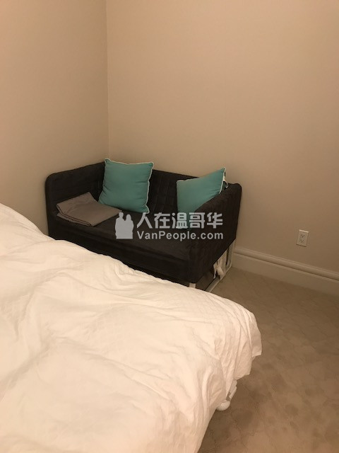 温西POINTGREY区近UBC新屋地下室一房带独立卫生间出租,欢迎UBC大学生来电或短信咨询