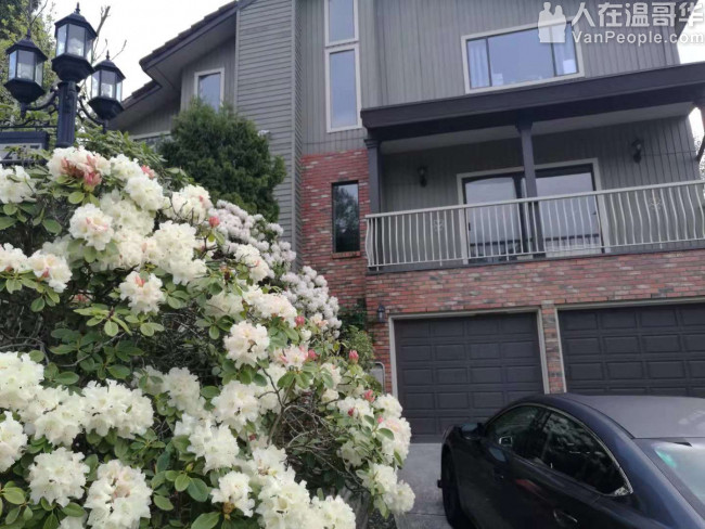 高贵林中心豪华三层精装house出租,新家具齐全,拎包入住。