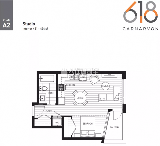 【加西置业楼花团购】*618 Carnarvon* 新西敏河畔精品高端公寓 宁静与便捷的完美结合