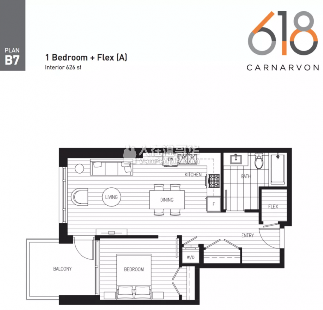 【加西置业楼花团购】*618 Carnarvon* 新西敏河畔精品高端公寓 宁静与便捷的完美结合