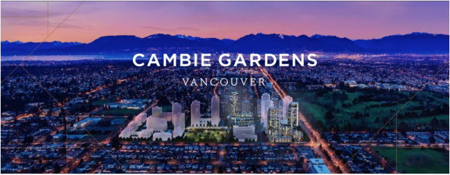 【加西置业楼花团购】*Cambie Gardens* Onni推出温西地王级项目