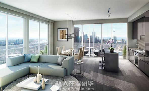 【多伦多-VVIP内部认购】联合大厦481 Unversity Ave Condo楼盘,位于多伦多市中心Universi