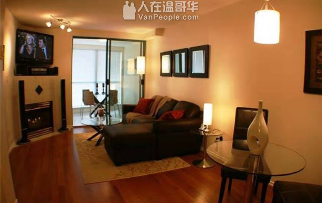 公寓出售【Downtown:耶鲁镇 yaletown 中心 / 一卧室一书房一卫浴一厅】