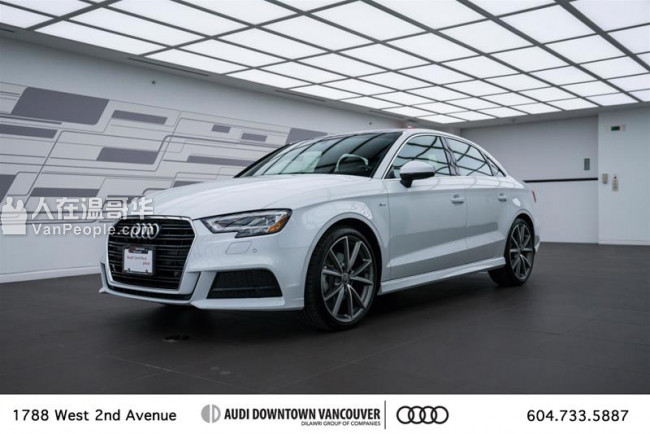 2018 Audi A3 2.0T Technik quattro 6sp S tronic