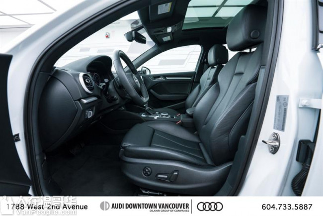 2018 Audi A3 2.0T Technik quattro 6sp S tronic