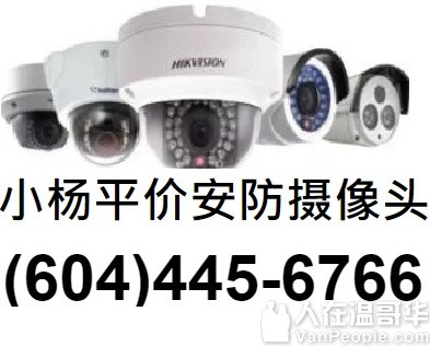 小杨平价安防/服务温哥华/专业摄像头监控/警报门禁/可视对讲/智能灯光门锁/Control4