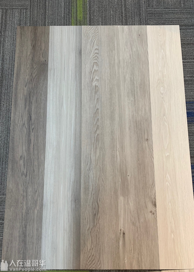 2mm 塑料地板大降价 glue down原价$ 1.95/sf 现特价 $1.39/sf, 25 年保固, 7