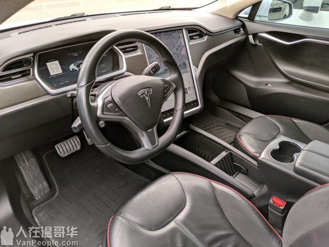 清仓大特惠!!!2013 白色TESLA P85 !!~ 非常实惠!!!