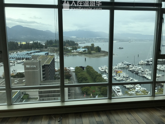 Downtown面海高层豪华2房2卫公寓出租