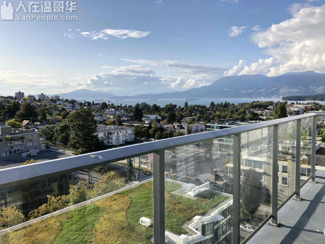 温西kitsilano新超豪华顶层海景两房公寓