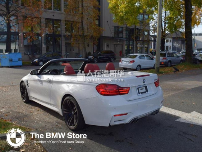 2017 宝马 BMW M4 Cabriolet 硬顶敞篷,满配车型,本地无事故,留学生可做lease