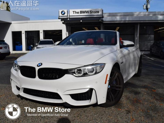 2017 宝马 BMW M4 Cabriolet 硬顶敞篷,满配车型,本地无事故,留学生可做lease