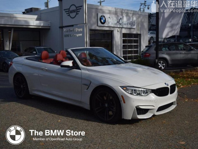 2017 宝马 BMW M4 Cabriolet 硬顶敞篷,满配车型,本地无事故,留学生可做lease