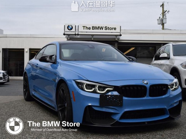 2018 宝马 BMW M4 Coupe, 满配车型,车况极佳,留学生可做lease/finance