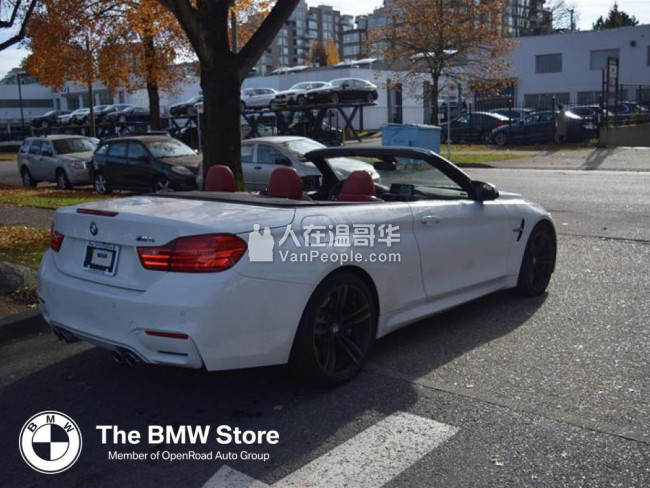 2017 宝马 BMW M4 Cabriolet 硬顶敞篷,满配车型,本地无事故,留学生可做lease