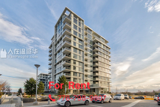 Richmond Concord Garden 全新高层1房1Den公寓即日起租