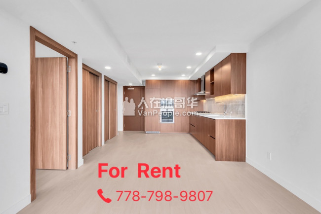 Richmond Concord Garden 全新高层1房1Den公寓即日起租