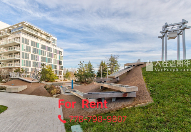 Richmond Concord Garden 全新高层1房1Den公寓即日起租