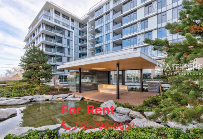 Richmond Concord Garden 全新高层1房1Den公寓即日起租