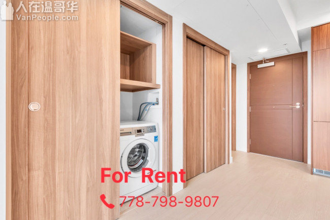 Richmond Concord Garden 全新高层1房1Den公寓即日起租