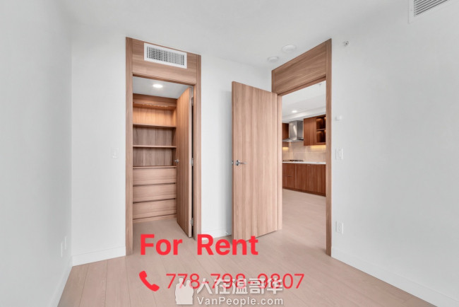 Richmond Concord Garden 全新高层1房1Den公寓即日起租