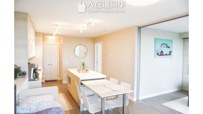 素里市中心新式公寓含全新家具厨房用品!一个月起租!拎包入住!