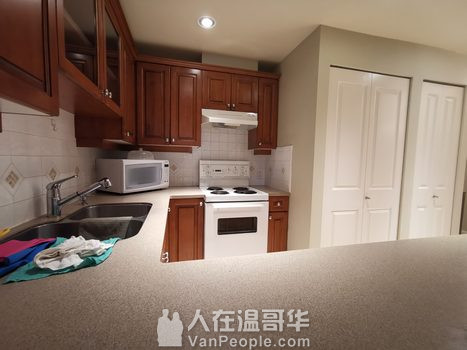 紧邻OakRidge Center!温西名校区1房1卫公寓出租,周边生活方便