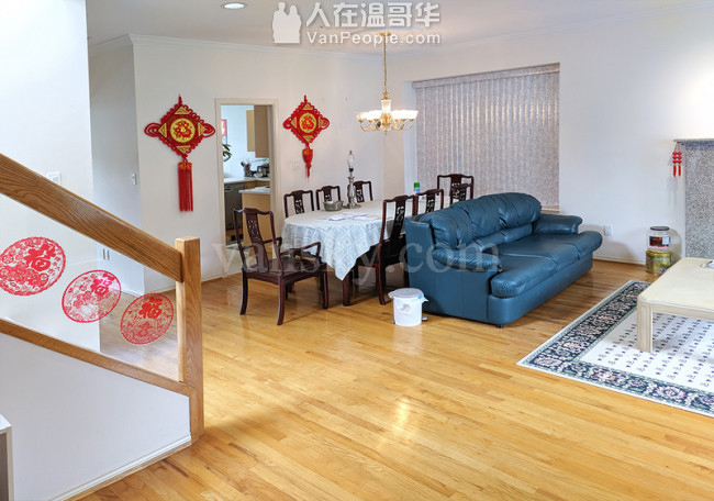 温西独立house整租-温馨内街4房3卫 近Lauren小学,Churchill中学 -带家具
