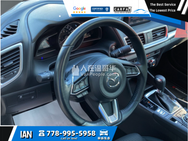 血亏清库存!买了你就赚!超低里程数!2018 Mazda 3 GT/无事故!导航/倒车影像/蓝牙/座椅加热