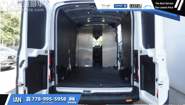 做工神车!无事故!倒车影像!2017 福特Transit Cargo Van T-250