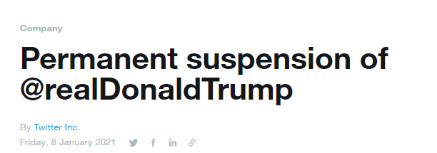 川普推特账号被封 转用官方账号发声明 将建立自己的社交媒体平台 人在洛杉矶网lapeople Com