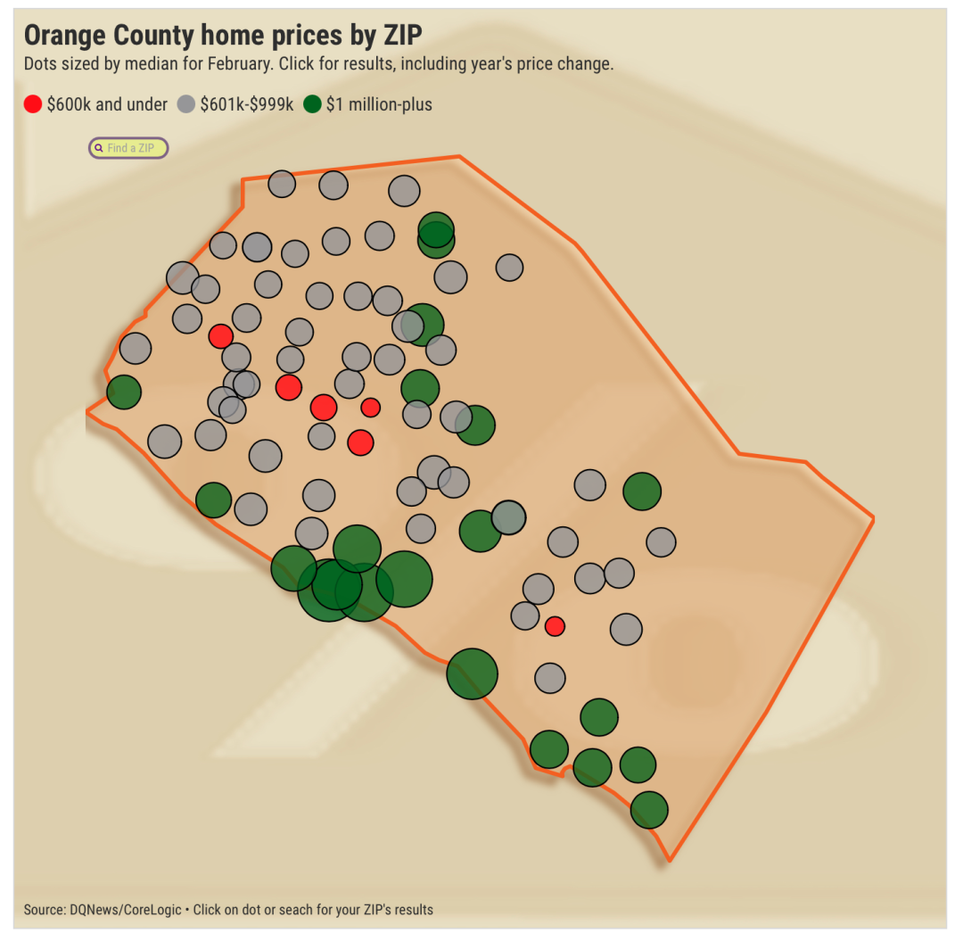 从邮编看房价 你的房子在百万邮编区吗 尔湾无60万以下的社区 人在洛杉矶网lapeople Com