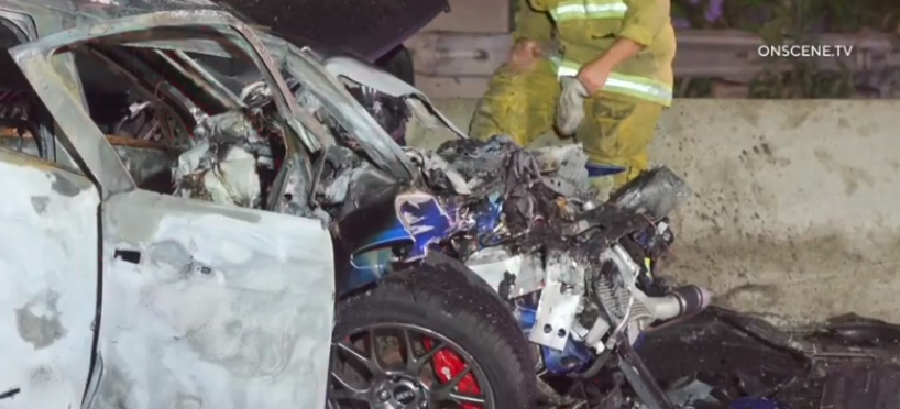 撞成一堆废铁 汽车逆行致10号高速连环车祸 1人死亡 人在洛杉矶网lapeople Com