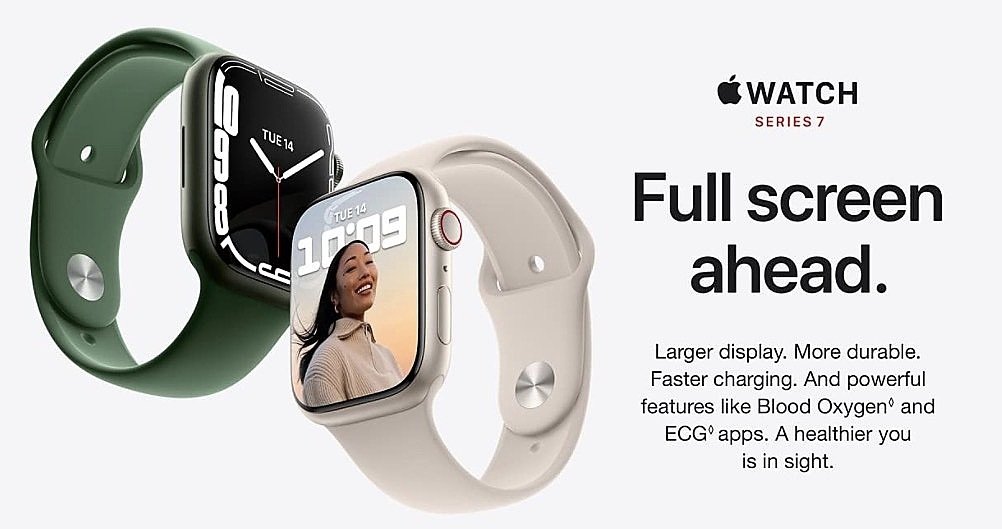 今正式开卖！最新款Apple Watch Series 7 （GPS, 41mm）智能手表$399 