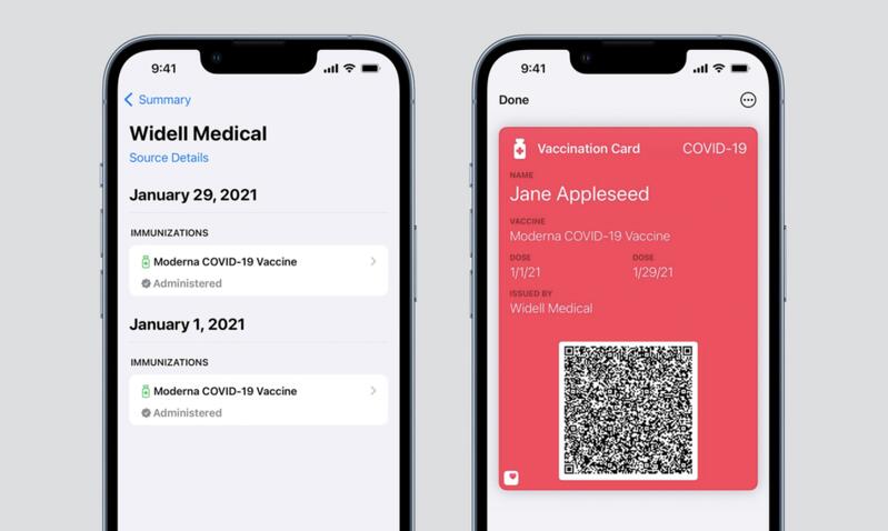 苹果手机最新ios 15 1软件新增电子疫苗卡储存功能 人在洛杉矶网lapeople Com