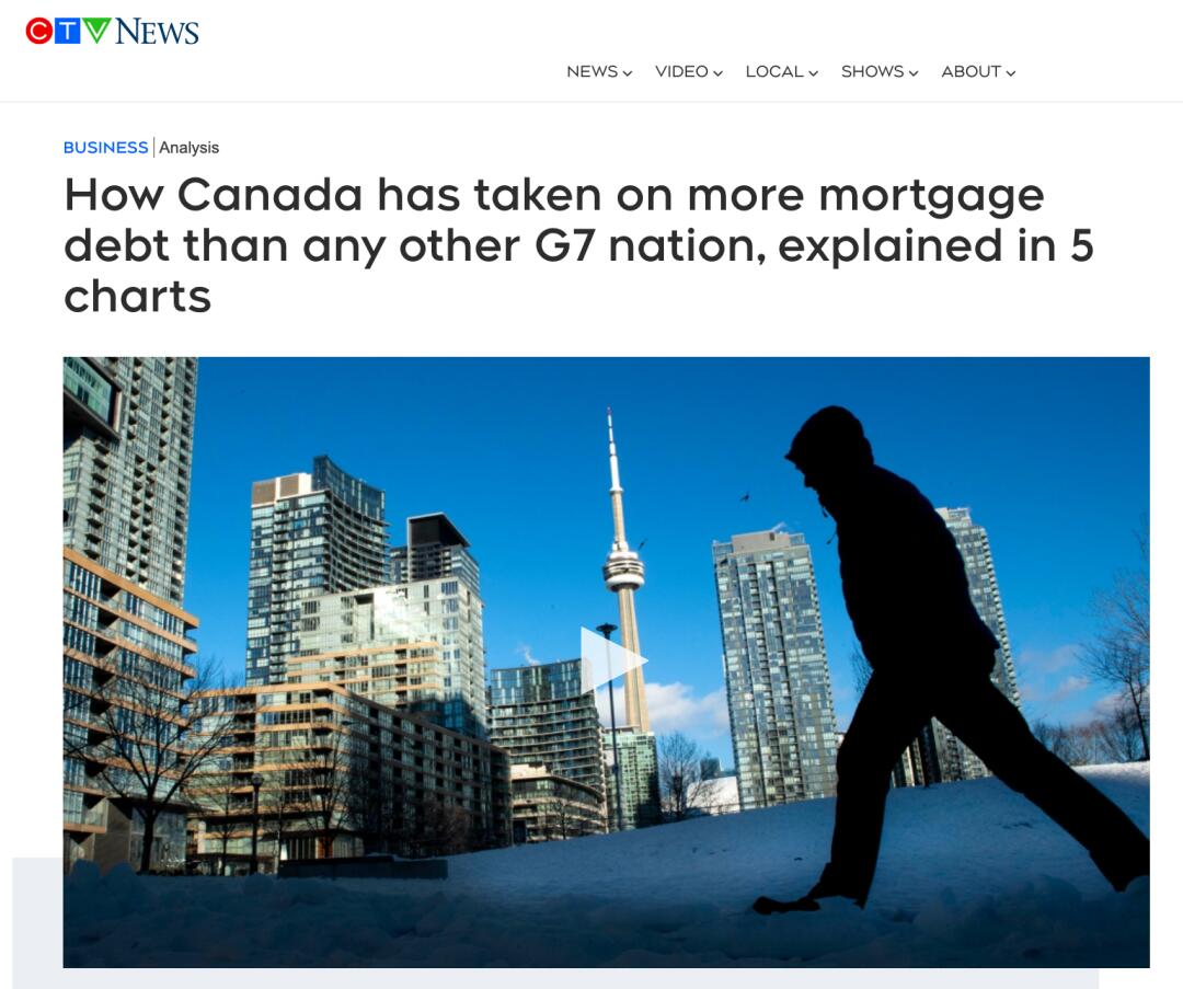 G7国家中加拿大房贷最高！5张图带你了解原因！ - 人在温哥华网VanPeople.com