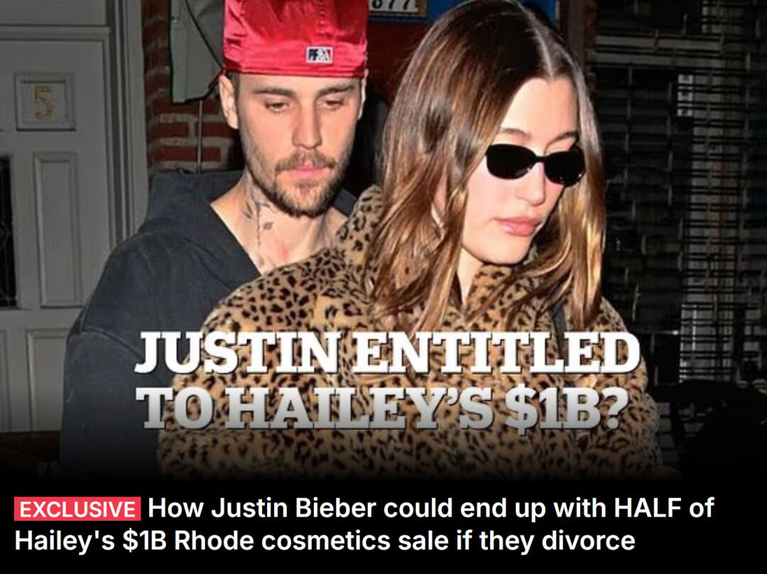 贾斯汀·比伯破产后再掀离婚疑云！盯上老婆财产，离婚就分五亿刀… - 人在温哥华网VanPeople.com