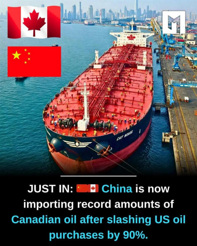 加拿大原油出口70%流向中国，美国不再是头号买家 - 人在温哥华网 VanPeople.com